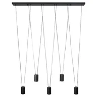 Lampy sufitowe - Lampa wisząca Toledo 5xGU10 czarna LP-432/5P BK - miniaturka - grafika 1