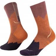 Skarpety termoaktywne - Buff BUFF Merino Lightweight Crew Socks 137796221 Brązowe 42-44 - miniaturka - grafika 1