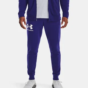 Spodnie UA Rival Terry Jogger 1361642 468 granatow - Dresy męskie - miniaturka - grafika 1