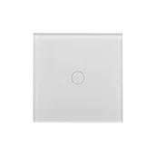 Wyłączniki światła i elektryczne - Polmark Włącznik pojedynczy ROSA Biały - miniaturka - grafika 1
