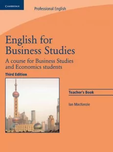Cambridge University Press English for Business Studies Teacher's Book - MacKenzie Ian - Podręczniki dla gimnazjum - miniaturka - grafika 2