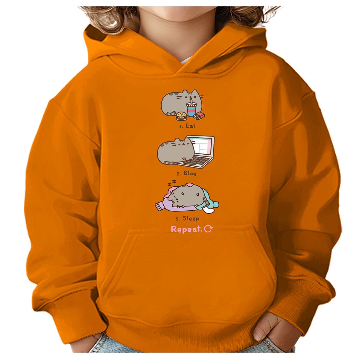 BLUZA DZIECIĘCA PUSHEEN KOT 104 DLA DZIEWCZYNKI CHŁOPCA PREZENT