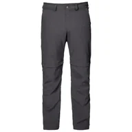 Spodenki męskie - Jack Wolfskin Męskie Spodnie Canyon Zip Off Pants Kurtka, Asfalt, Rozmiar Xl - miniaturka - grafika 1