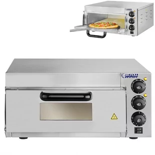 Royal Catering Piec do pizzy RCPO-2000-1PE jednokomorowy 2000W RCPO-2000-1PE RCPO-2000-1PE - Piece, kotły  i płyty grzejne gastronomiczne - miniaturka - grafika 1