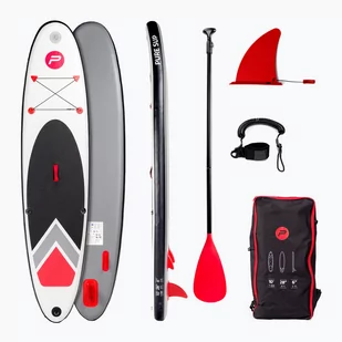 Deska SUP Pure4Fun Basic SUP 305 x 71 x 15 cm white/black/red/grey - Deski SUP i akcesoria - miniaturka - grafika 1