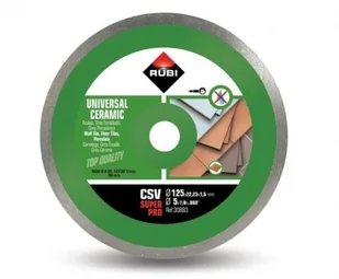 RUBI Csv 125 Superpro Tarcza Diamentowa Gresu Glaz - Tarcze do pił - miniaturka - grafika 3