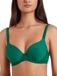 CALIDA Damski biustonosz Natural Comfort Lace, Nevada Green, standardowy, Nevada Green, 85A - Biustonosze - miniaturka - grafika 1