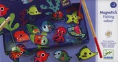 Inne gry towarzyskie - Djeco Magnetyczne wędkowanie Kolorowe rybki - miniaturka - grafika 1