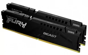 Kingston Fury Beast Black 64GB 2x32GB 5200MHz DDR5 CL40 KF552C40BBK2-64 - Pamięci RAM - miniaturka - grafika 1