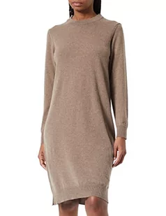 GANT Damska sukienka D1. Superfine Lambswool Dress sukienka, MOLE Brown, L - Sukienki - miniaturka - grafika 1