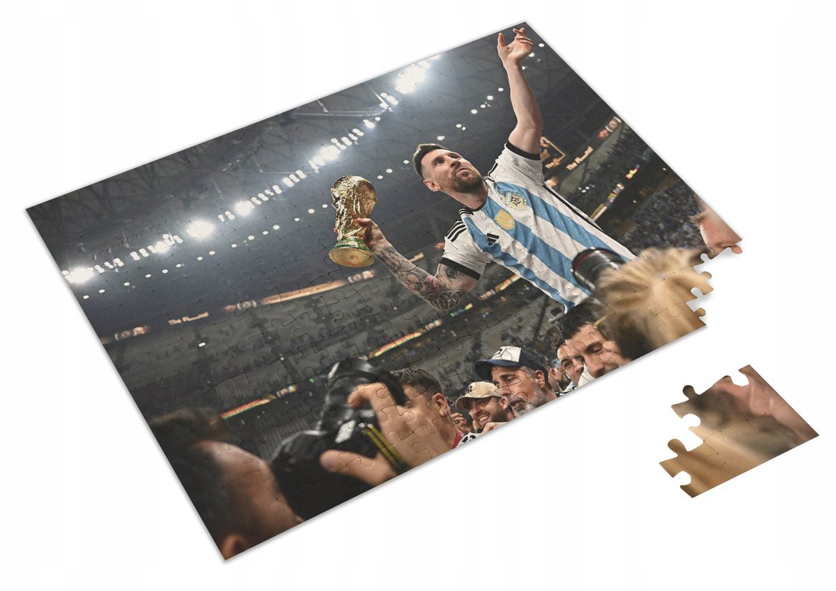 Puzzle + MESSI piłka nożna sport prezent A3 252 el