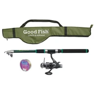 Wędki - Zestaw wędkarski Weekend wędka 3,6 kołowrotek żyłka pokrowiec ROBINSON - miniaturka - grafika 1