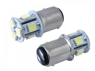 Żarówki samochodowe - Vision Żarówka LED P21/5W BAY15d 12V 8x 5050 SMD LED biała 1 szt Y6-1315 - miniaturka - grafika 1