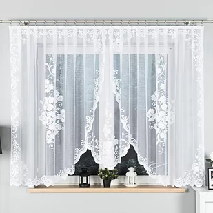 Firanka konfekcjonowana Fuksja 007735 160x400 cm. - Firany - miniaturka - grafika 1