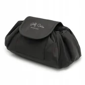 Kosmetyczki, organizery i kuferki - Kosmetyczka Damska Rozkładana Podróżna Czarna Worek PUCCINI QML023-1 - miniaturka - grafika 1