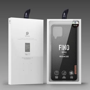 Dux Ducis Fino etui pokrowiec pokryty nylonowym materiałem Samsung Galaxy A22 4G czarny - Etui i futerały do telefonów - miniaturka - grafika 5