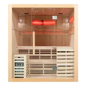 Sauny - Sauna sucha fińska piec 6 KW Harvia BC60 + kamień solny 180X160X200CM MO-EA4-I Mazur - miniaturka - grafika 1