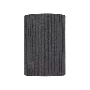 Komin zimowy z wełny merino Buff Merino Wool Norval Grey - Czapki i chusty sportowe damskie - miniaturka - grafika 1