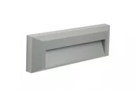 Lampy ogrodowe - Su-Ma Kinkiet na elewację MUR PC 2502A ciepła 3000K IP65 dł. 23cm popiel 2502A - miniaturka - grafika 1