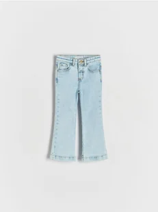 Reserved - Jeansy flare high waist - niebieski - Spodnie i spodenki dla dziewczynek - miniaturka - grafika 1