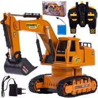 Zabawki zdalnie sterowane - Koparka Zdalnie Sterowana Spychacz na Pilot RC 2.4G - miniaturka - grafika 1