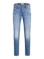 Spodnie męskie - Jack & Jones Dżinsy "Glenn Fox" - Tapered fit - w kolorze niebieskim - miniaturka - grafika 1