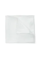 Krawaty i muchy męskie - Poszetka Biała - miniaturka - grafika 1