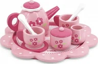 Zabawki AGD - Viga Toys Zestaw Serwis do Herbaty i Kawy na Tacy 12 el. - miniaturka - grafika 1