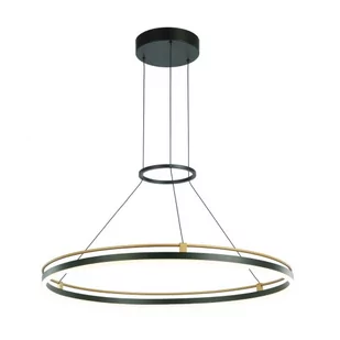 Merlot lampa wisząca 1xLED/28W czarna/złota PND-54638R-28W-3K-BK-GD - Lampy sufitowe - miniaturka - grafika 1