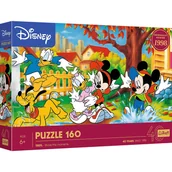 Puzzle - Puzzle 160 Zabawa w kałużach Disney Mickey Mouse Trefl - puzzle - miniaturka - grafika 1