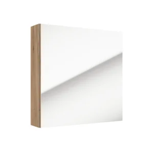 Szafka lustrzana Salsa E60 60 x 60 x 15 cm 1D0S DSM dąb craft złoty+lustro - Szafki łazienkowe - miniaturka - grafika 1