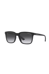 Armani Exchange Okulary przeciwsłoneczne 0AX4112S męskie kolor czarny - Okulary przeciwsłoneczne - miniaturka - grafika 1