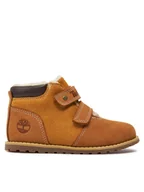 Buty dla chłopców - Timberland Trzewiki Pokey Pine Warm Line A1NQ3 Brązowy - miniaturka - grafika 1