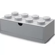 Pojemniki na zabawki - Lego Desk Drawer 8 Grey - miniaturka - grafika 1