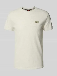 T-shirt z wyhaftowanym logo - Koszulki męskie - miniaturka - grafika 1