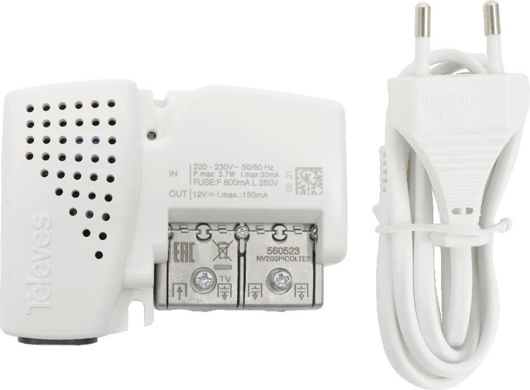 Televes Wzmacniacz domowy PicoKom 3 wyjścia 2+TV: VHF/UHF-LTE700 Ready ref.560523