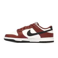 Trampki męskie - Nike Męskie trampki Dunk Low, 45 EU, Dark Team Czerwony Czarny Summit Biały, 46 EU - miniaturka - grafika 1