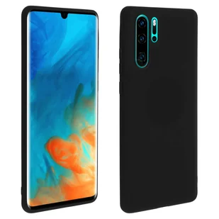 Etui do Huawei P30 Pro, miękkie w dotyku etui, silikonowe etui – czarne - Etui i futerały do telefonów - miniaturka - grafika 1