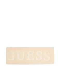 Guess Opaska materiałowa V5BZ06 Z3362 Beżowy - Czapki damskie - miniaturka - grafika 1