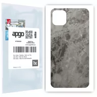 Folie ochronne do telefonów - Folia naklejka skórka strukturalna na TYŁ do Apple iPhone 11 Pro Max -  Marmur Czarny - apgo SKINS - miniaturka - grafika 1