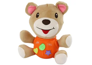 Pluszowy Miś Interaktywny Pluszak Pomarańczowy Grający 23 cm - Maskotki i pluszaki - miniaturka - grafika 2