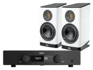 Zestawy stereo - Hegel H150 (czarny) + Vela BS403.2 (biały) - miniaturka - grafika 1