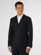 Garnitury - Drykorn Męska marynarka od garnituru modułowego Mężczyźni Slim Fit niebieski jednolity, 50 - miniaturka - grafika 1