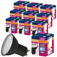 Żarówki LED - 10x Żarówka Led GU10 6,9W 80W 6500K Czarna Osram - miniaturka - grafika 1