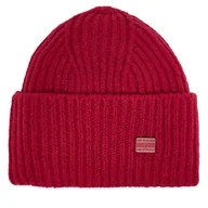 Czapki damskie - Czapka Tommy Hilfiger Elevated Heritage AW0AW17905 Czerwony - miniaturka - grafika 1