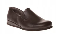 Mokasyny męskie - Rohde Mokasyny Skórzane Brązowe Ocieplane 45 Żłc - miniaturka - grafika 1