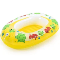 Materace dmuchane i koła do pływania - Ponton plażowy do pływania, Bestway, 102x69 cm, żółty - miniaturka - grafika 1