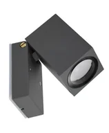 Lampy ogrodowe - Su-Ma Mini kinkiet elewacyjny ścienny 1-punktowy ciemny popiel 5005 DG) - miniaturka - grafika 1