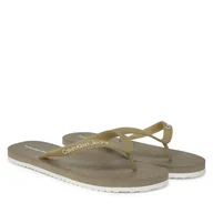 Klapki i japonki męskie - Japonki Calvin Klein Jeans Thong+ Tpu YM0YM01265 Brązowy - miniaturka - grafika 1