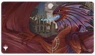 Akcesoria do gier planszowych - Ultra Pro: Magic The Gathering - March of the Machine - White Stitch Playmat - Version 4 - gra - miniaturka - grafika 1